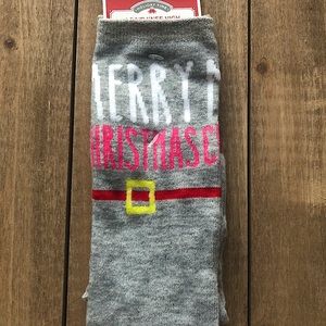 Holiday Time Merry Christmas Socks